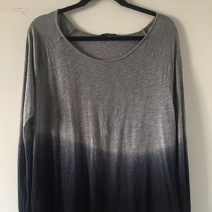 Ombre Angled Cut Shirt